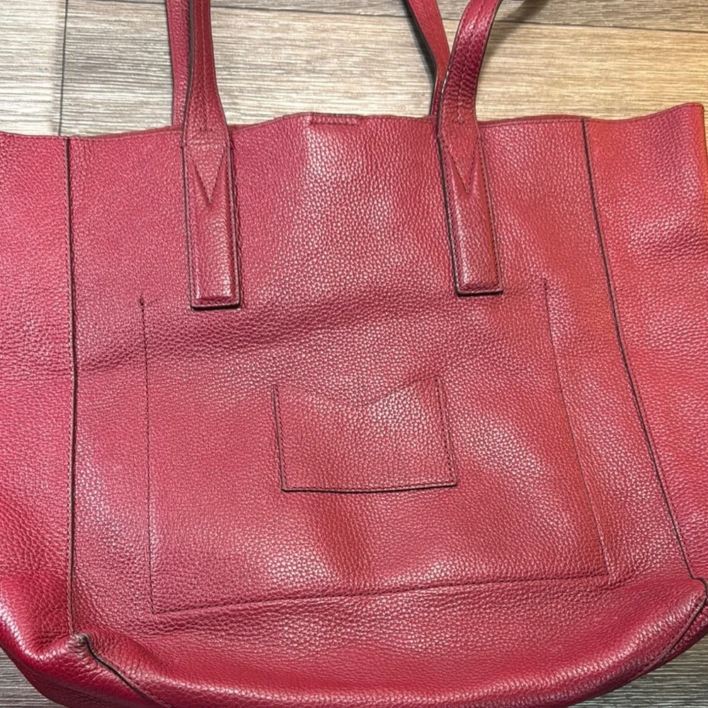 Michael Kors Burgundy Leather Tote
